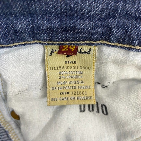 7 for all mankind DOJO Jeans / Flare Leg / Lattice Pocket / Medium Wash Sz 29 - Picture 12 of 12